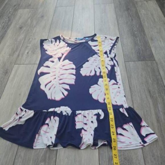 Tori Richard Honolulu Hawaiian made in the USA tunic sleeveless shirt stretch xs - Picture 5 of 10